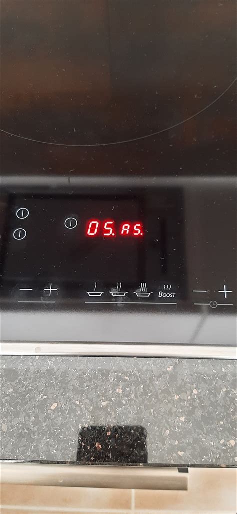 hoover ceramic hob fault codes